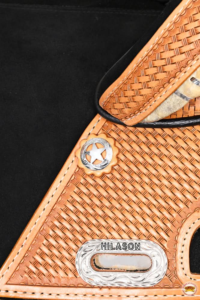 Hilason Western Horse Treeless Trail Barrel Saddle American Leather