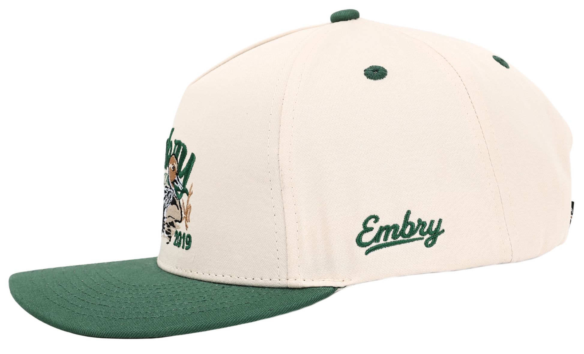 Cream/Green - Sprig