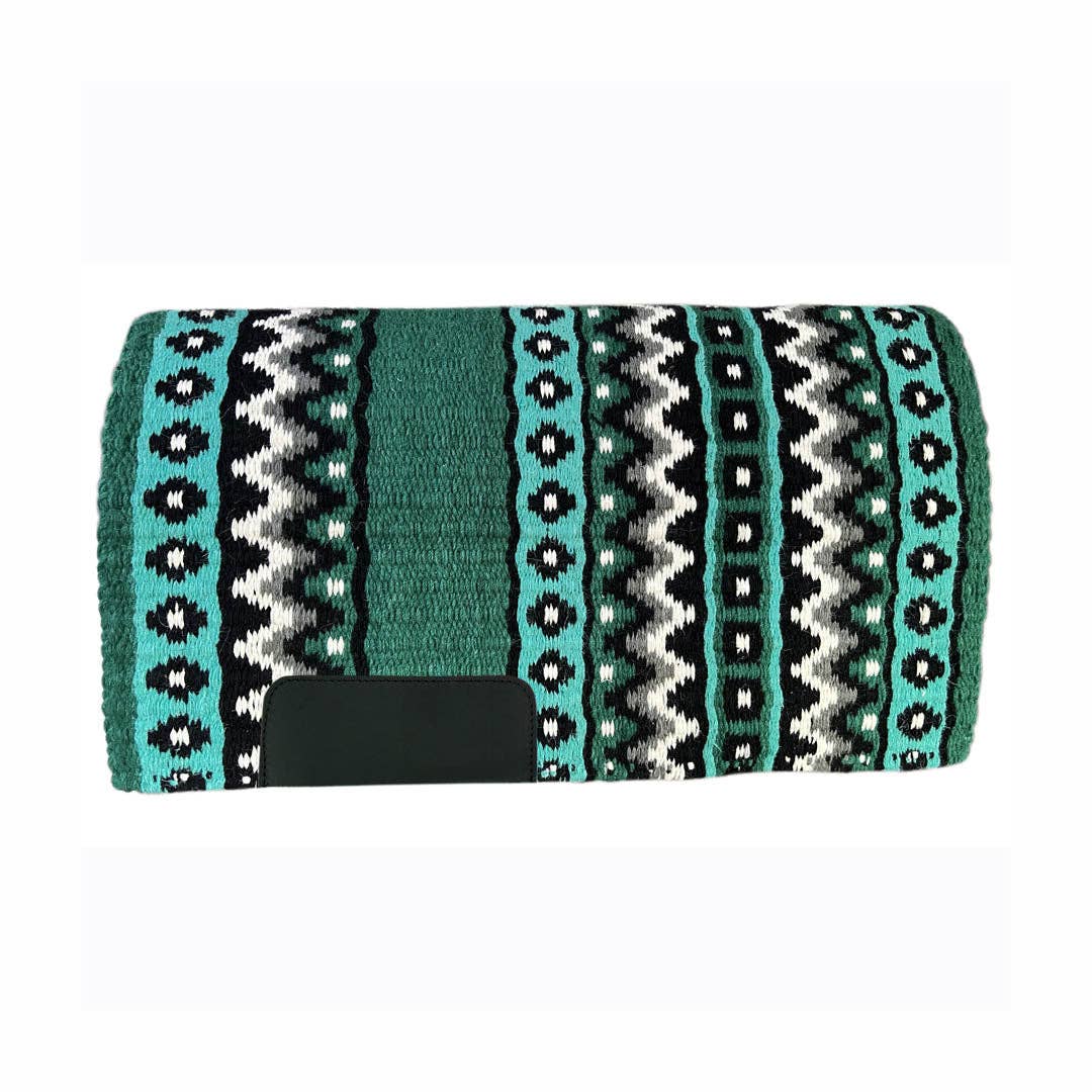 TuffRider Double Weave Western Saddle Blanket 34" X 40": Multi-002 / 34x40
