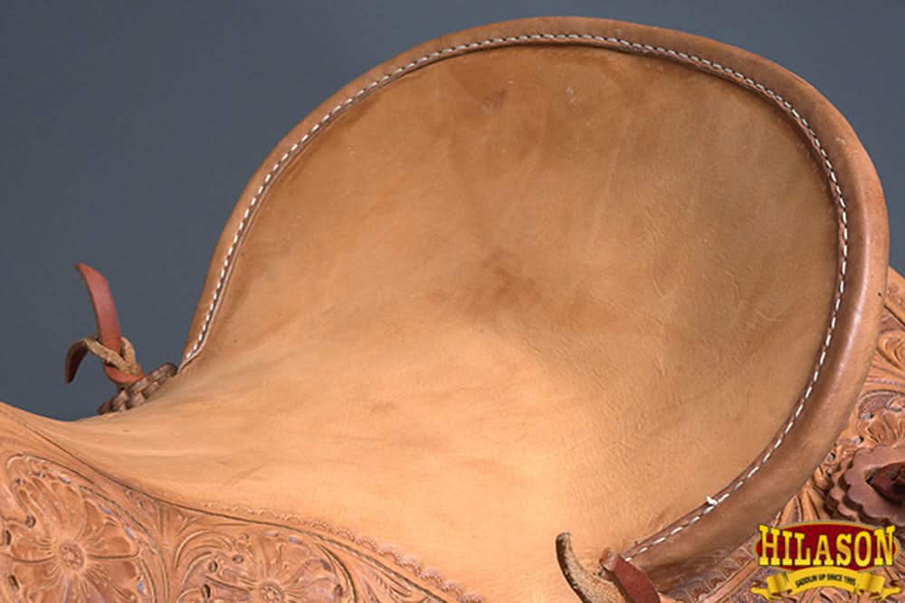 Hilason Classic Series Hand-Made Rodeo Bronc American Leather Saddle