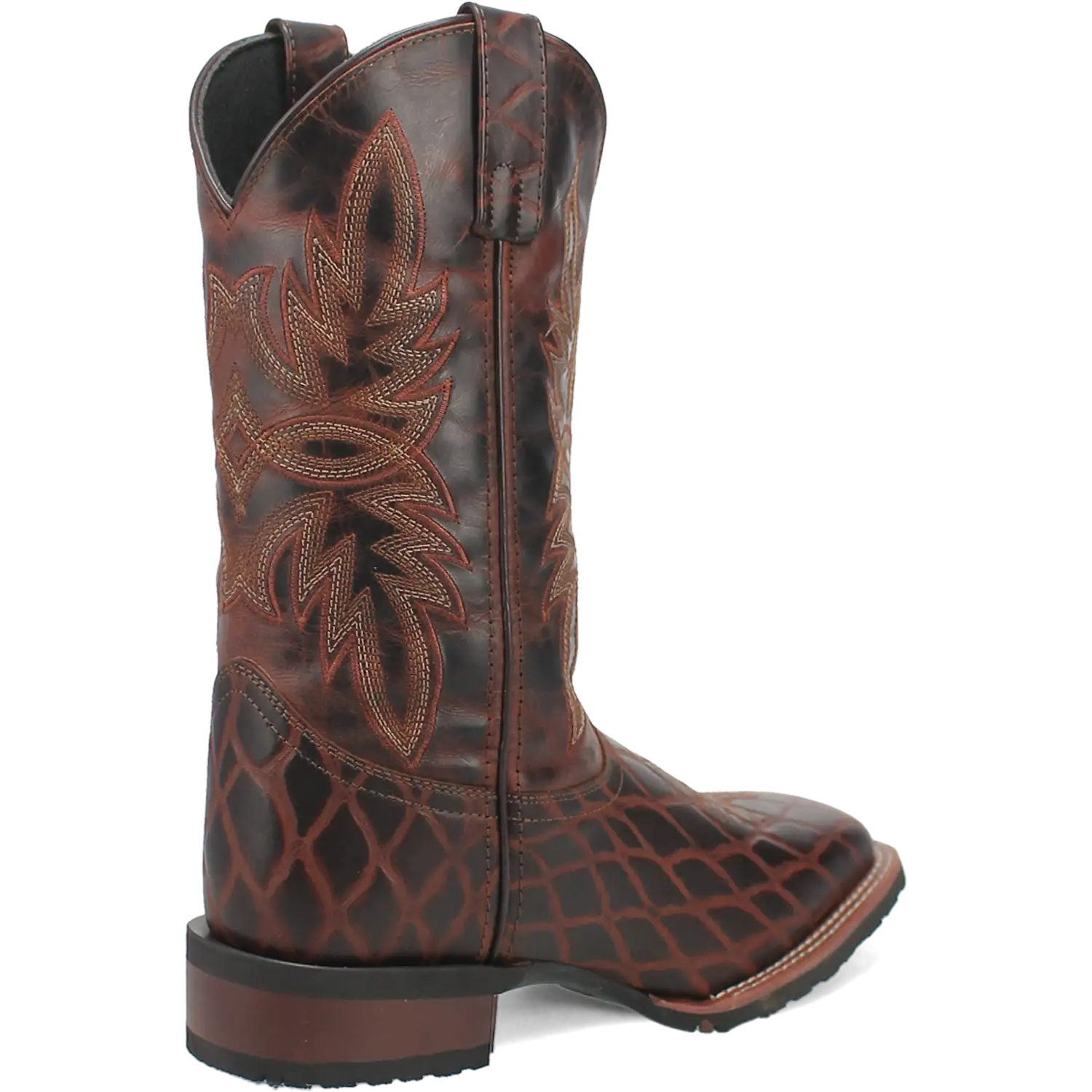 Laredo Grid - Men's Leather Cowboy Boots