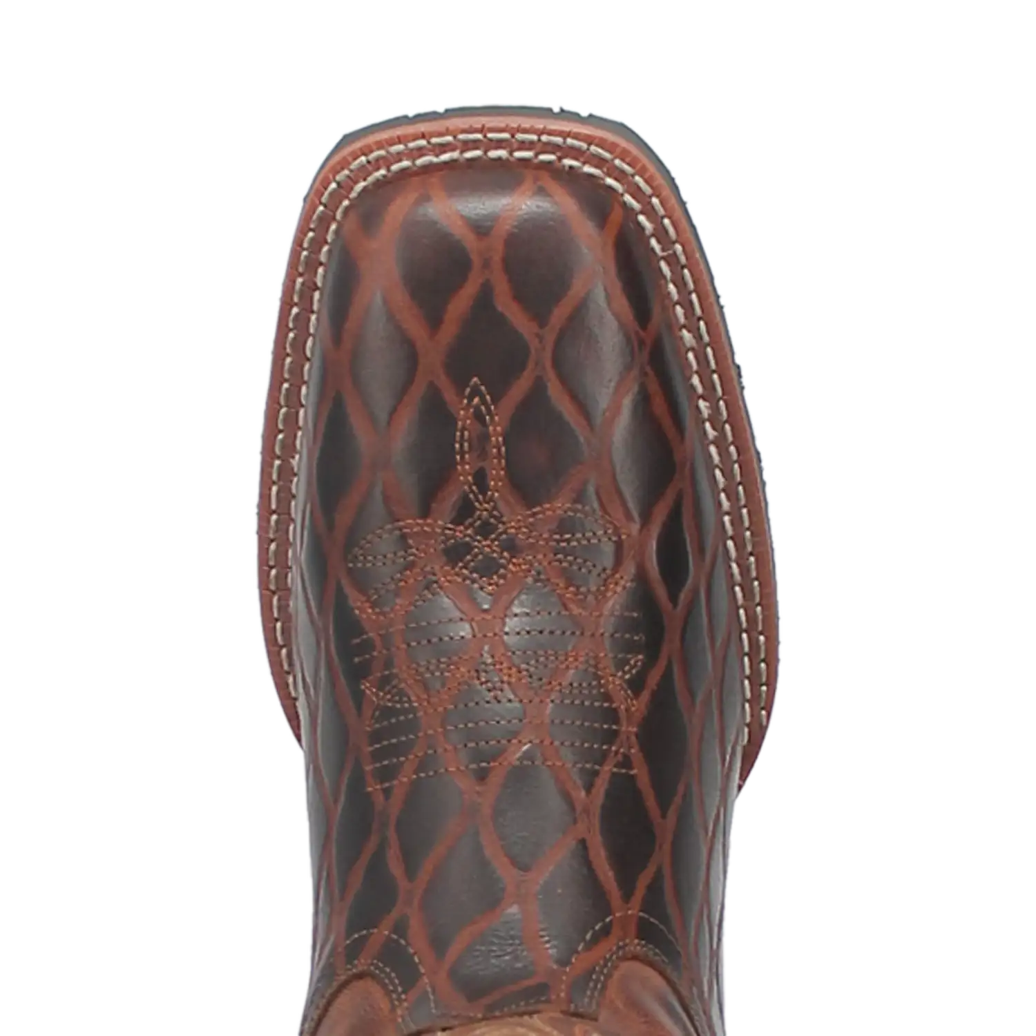 Laredo Grid - Men's Leather Cowboy Boots