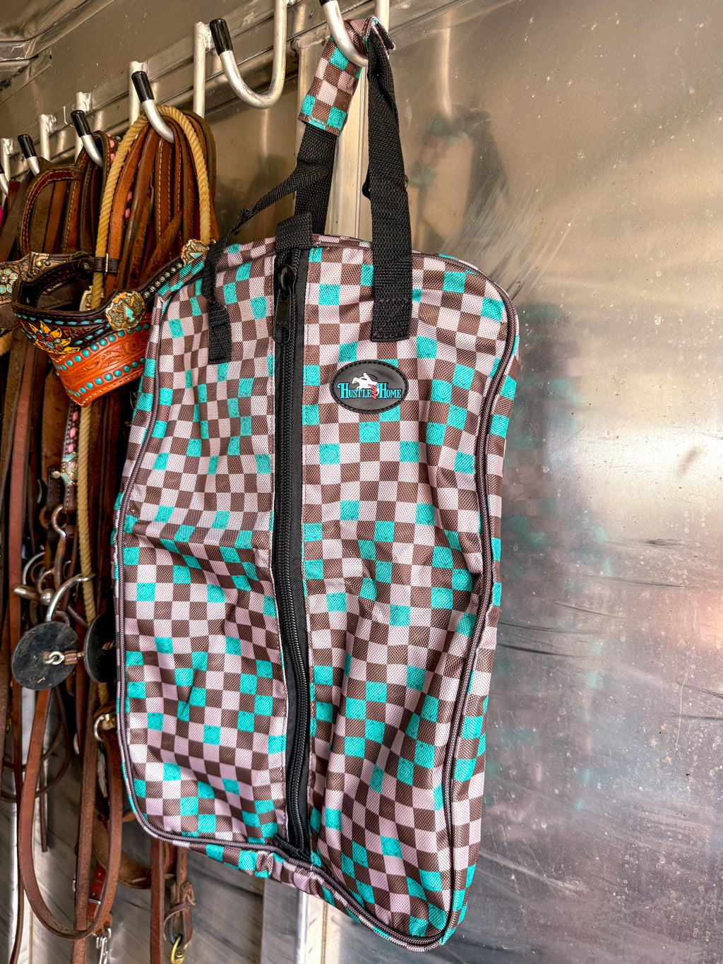 Checks Out Luxury Tack Bag