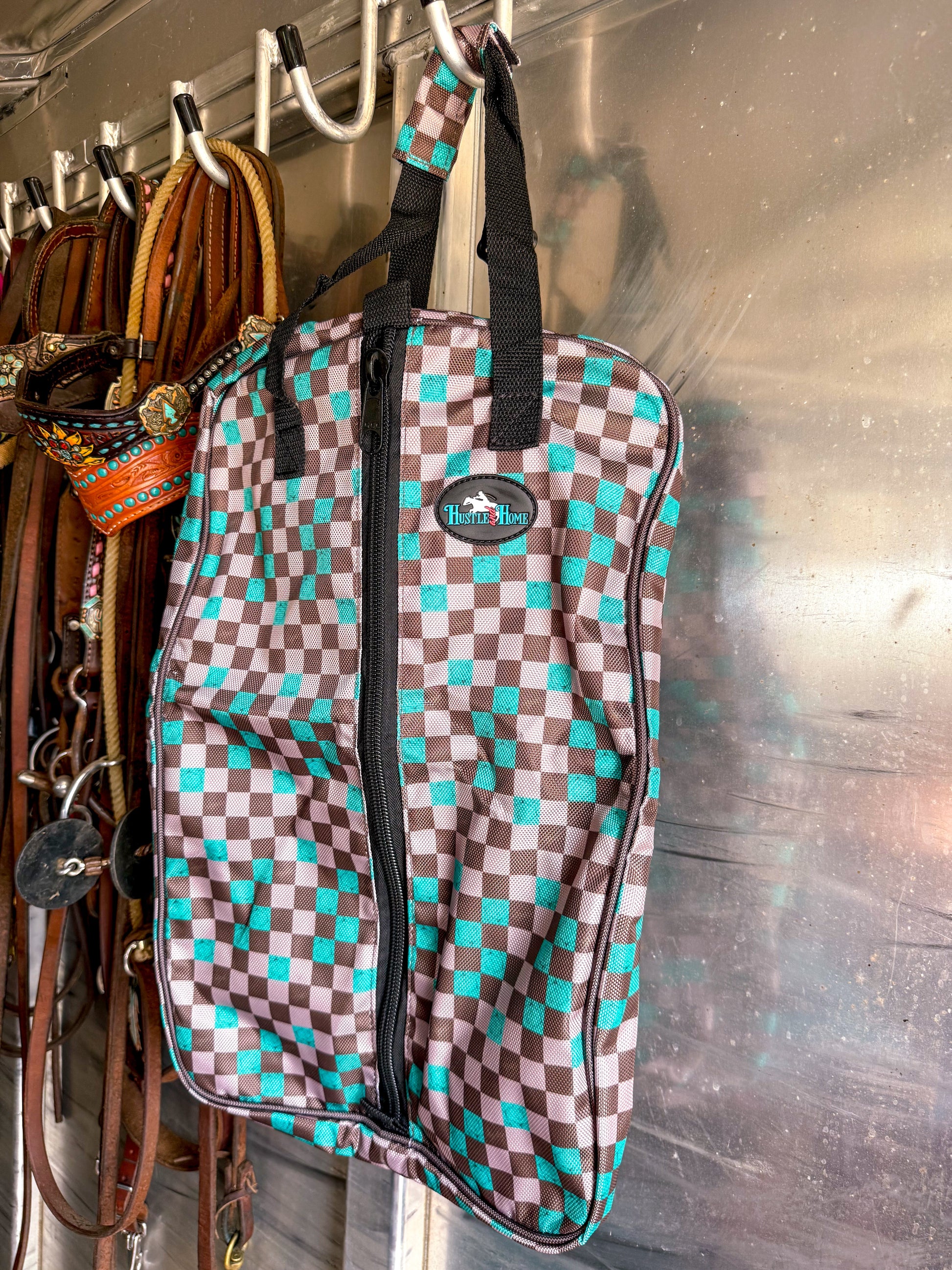 Checks Out Luxury Tack Bag