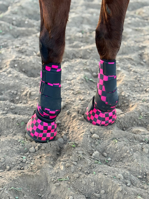 Rodeo Riot Checkered Sport Boots