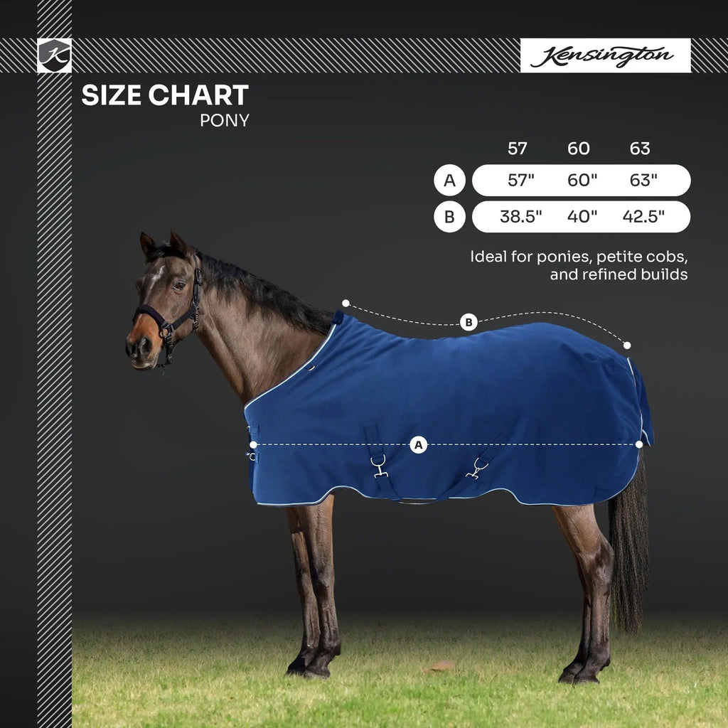 Pony Lightweight 80g Horse Winter Turnout Blanket - Waterproof & Breathable
