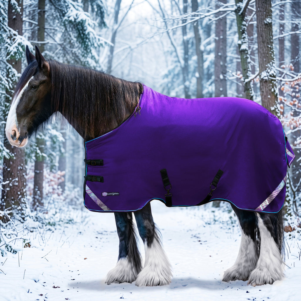 New Draft Horse Midweight 180g Winter Turnout Blanket - Waterproof & Breathable
