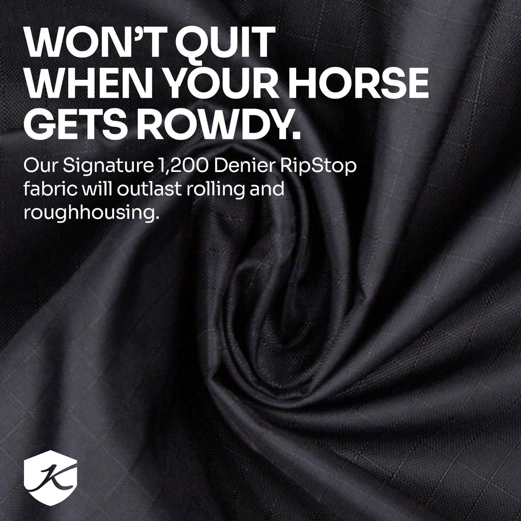 New Draft Horse Midweight 180g Winter Turnout Blanket - Waterproof & Breathable