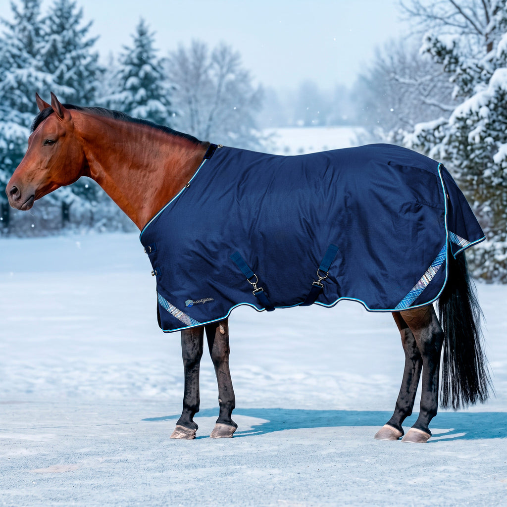 New 1200D Midweight 180g Horse Winter Turnout Blanket - Waterproof & Breathable