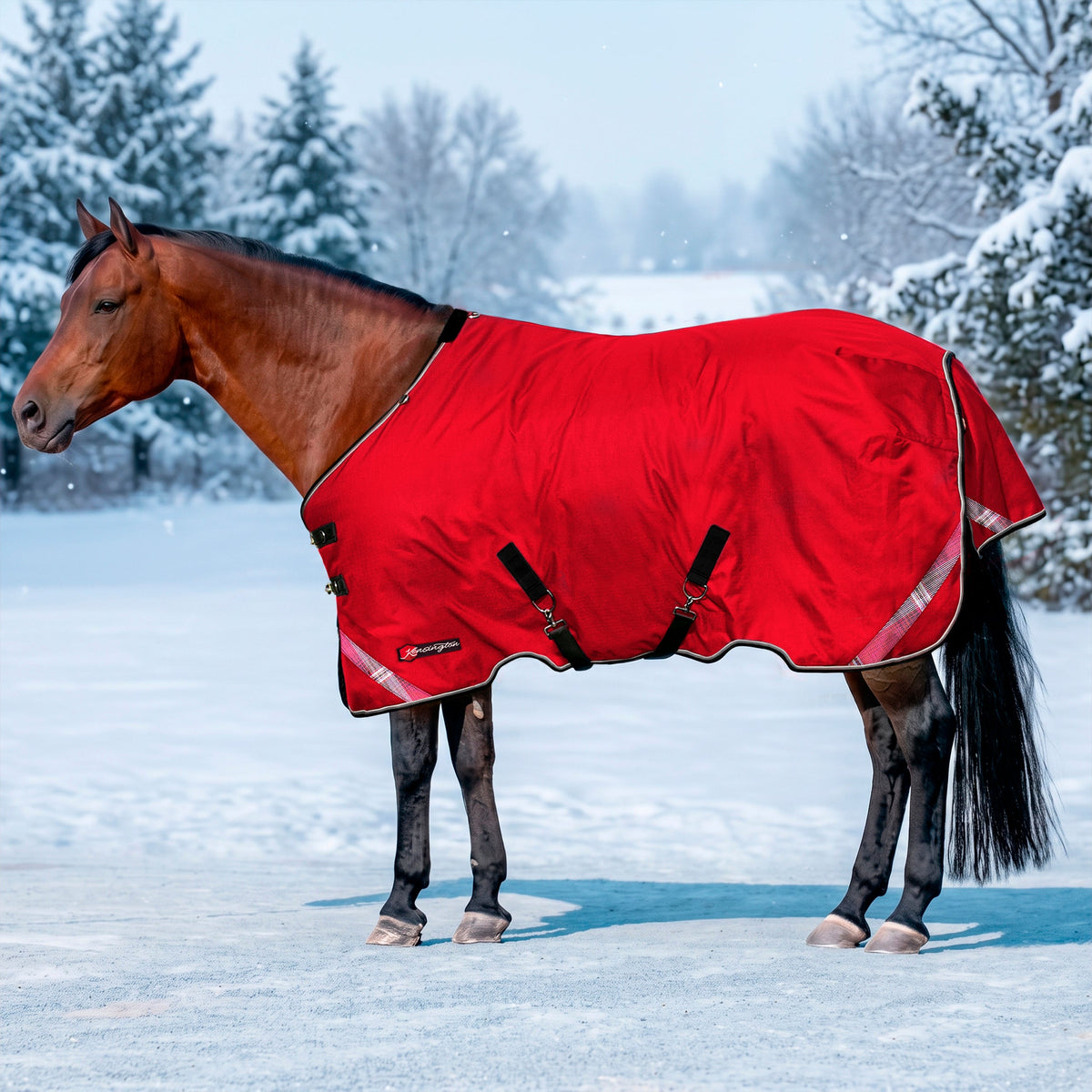 New 1200D Midweight 180g Horse Winter Turnout Blanket - Waterproof & Breathable