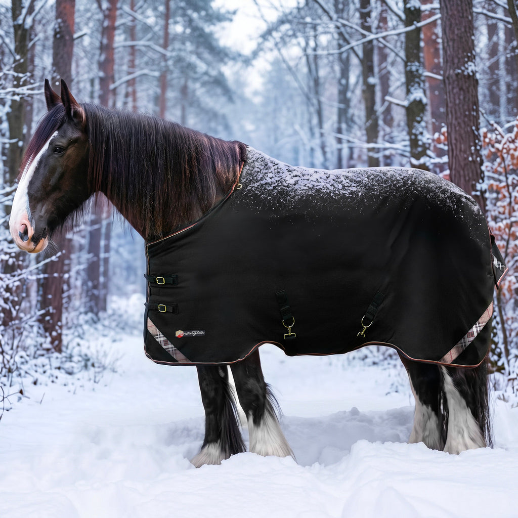 New Draft Horse Heavyweight 300g Winter Turnout Blanket - Waterproof & Breathable