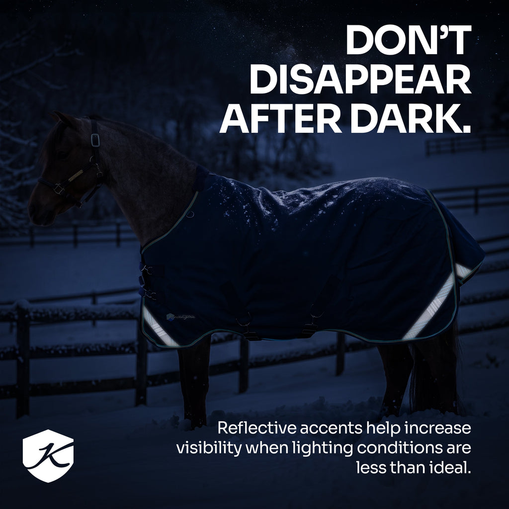 New Pony Heavyweight 300g Horse Winter Turnout Blanket - Waterproof & Breathable