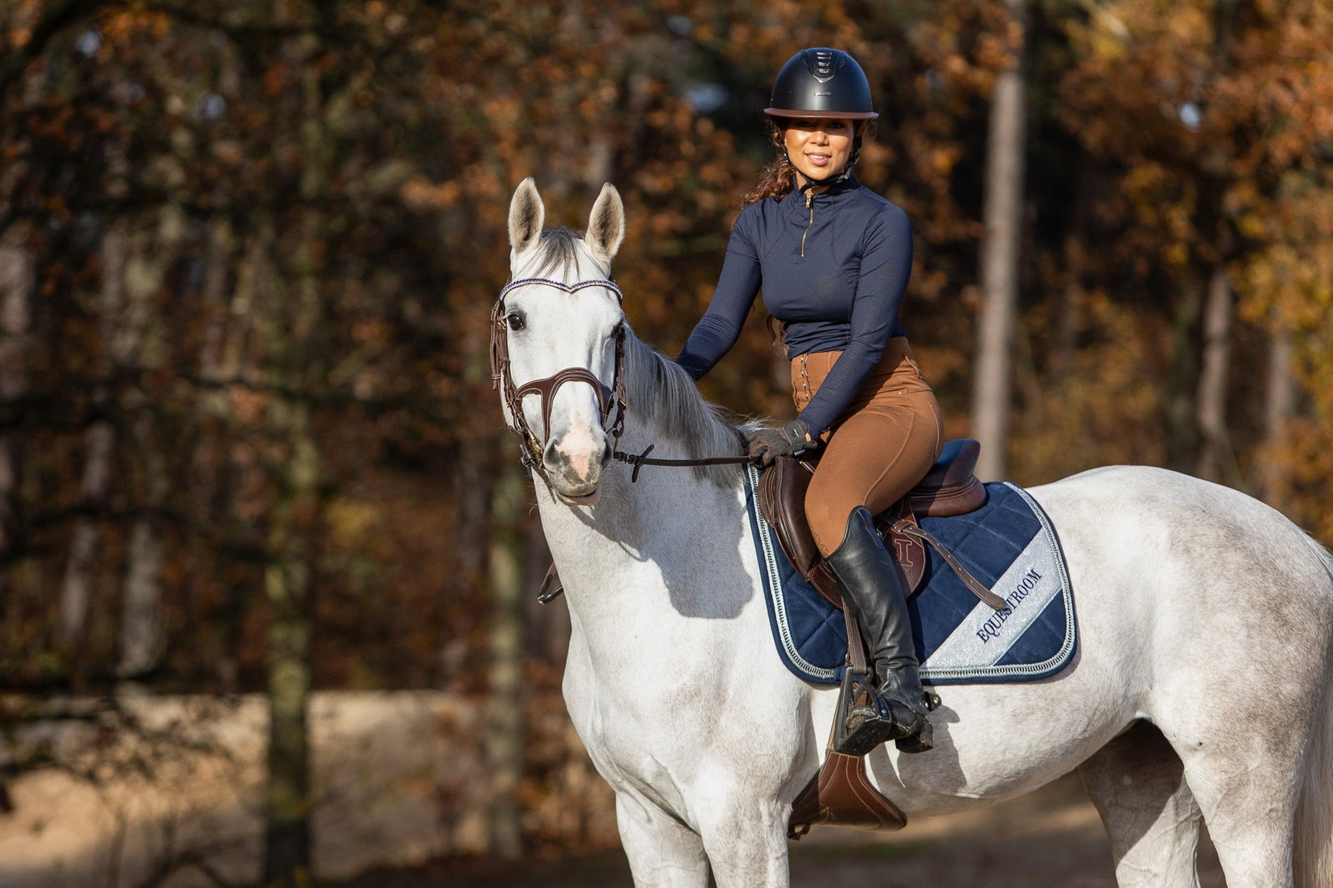Blue Astra Saddle Pad