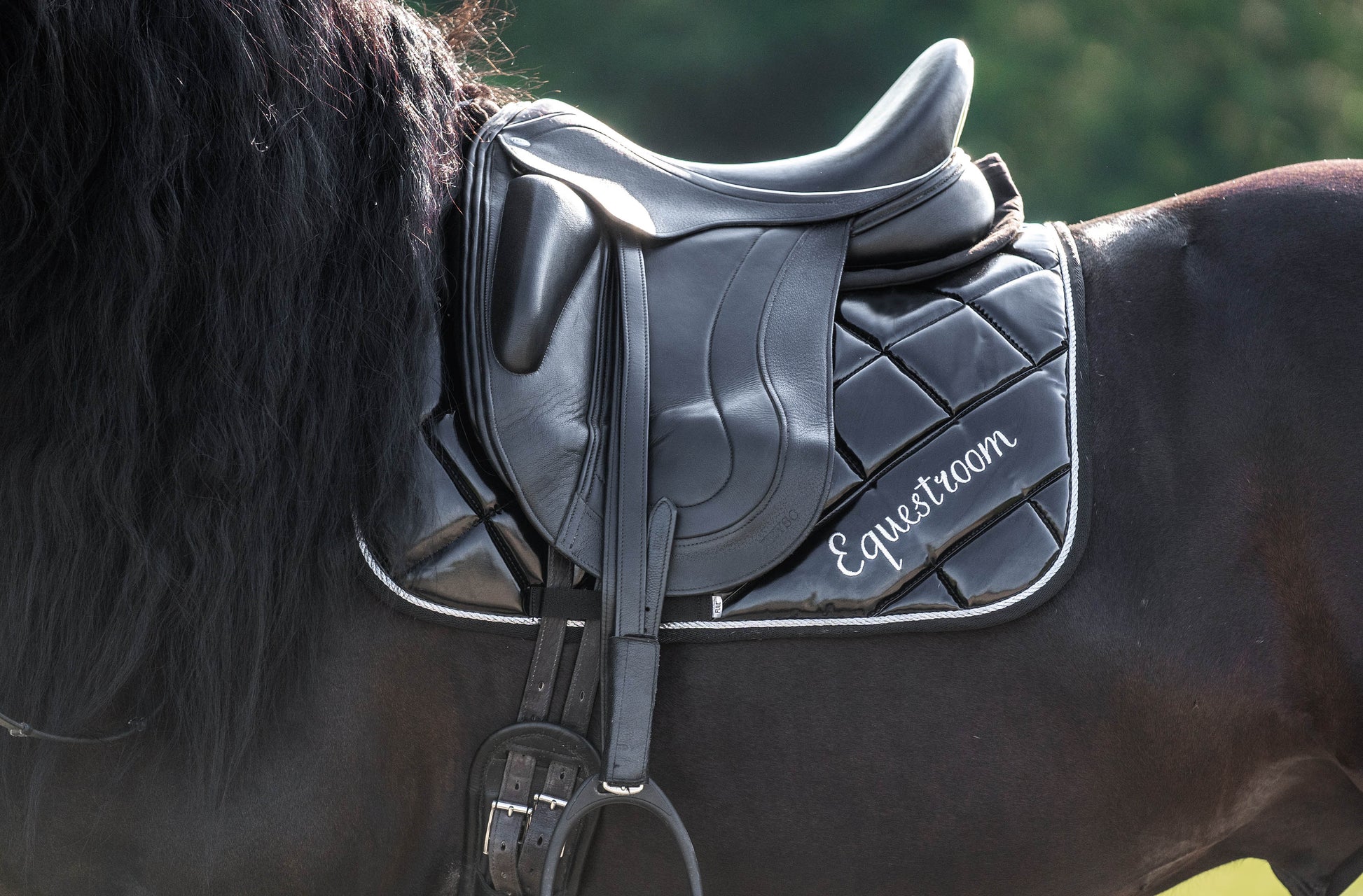 Black Ink Saddle Pad