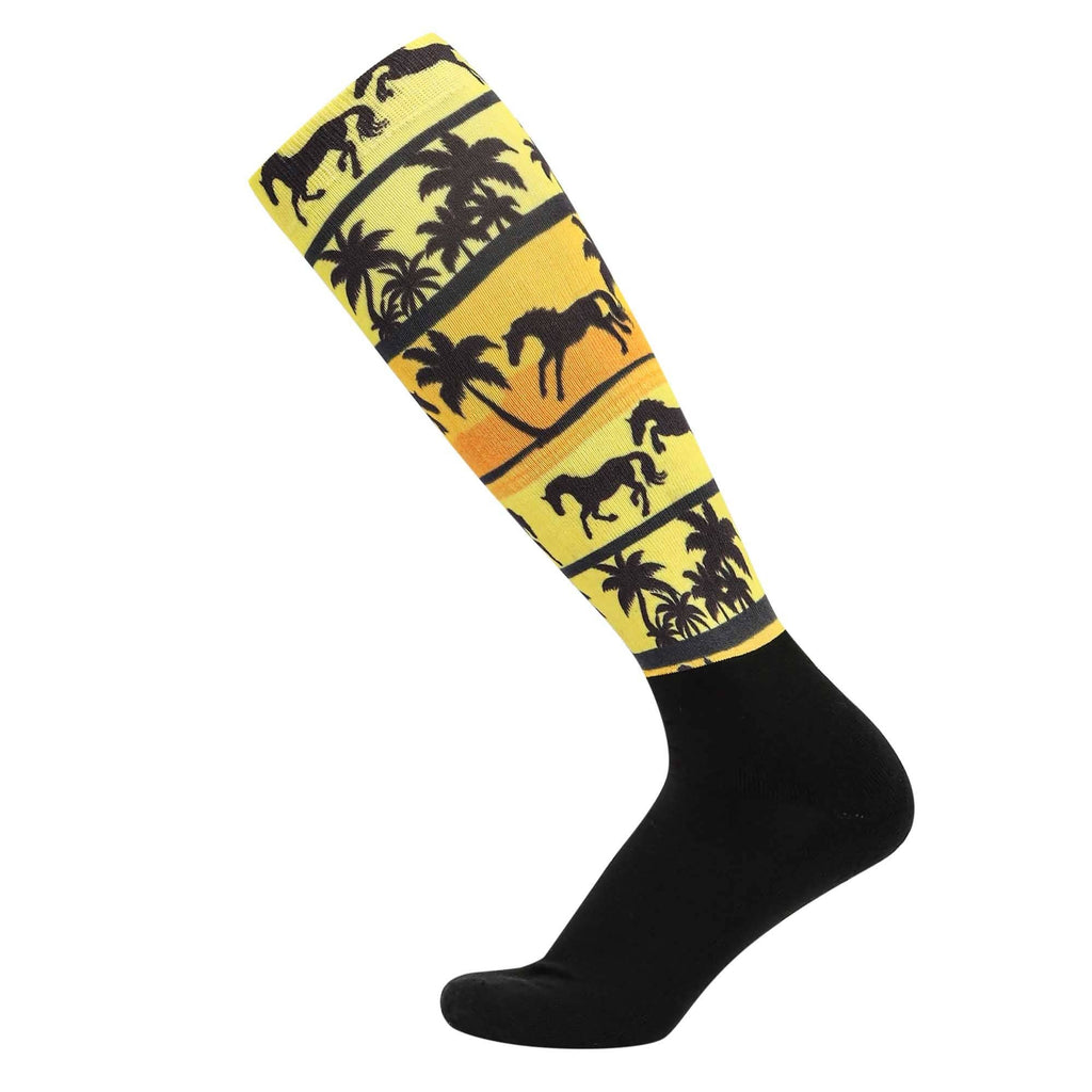 Equine Couture Ladies OTC Boot Socks- Ocala Sunrise: STD