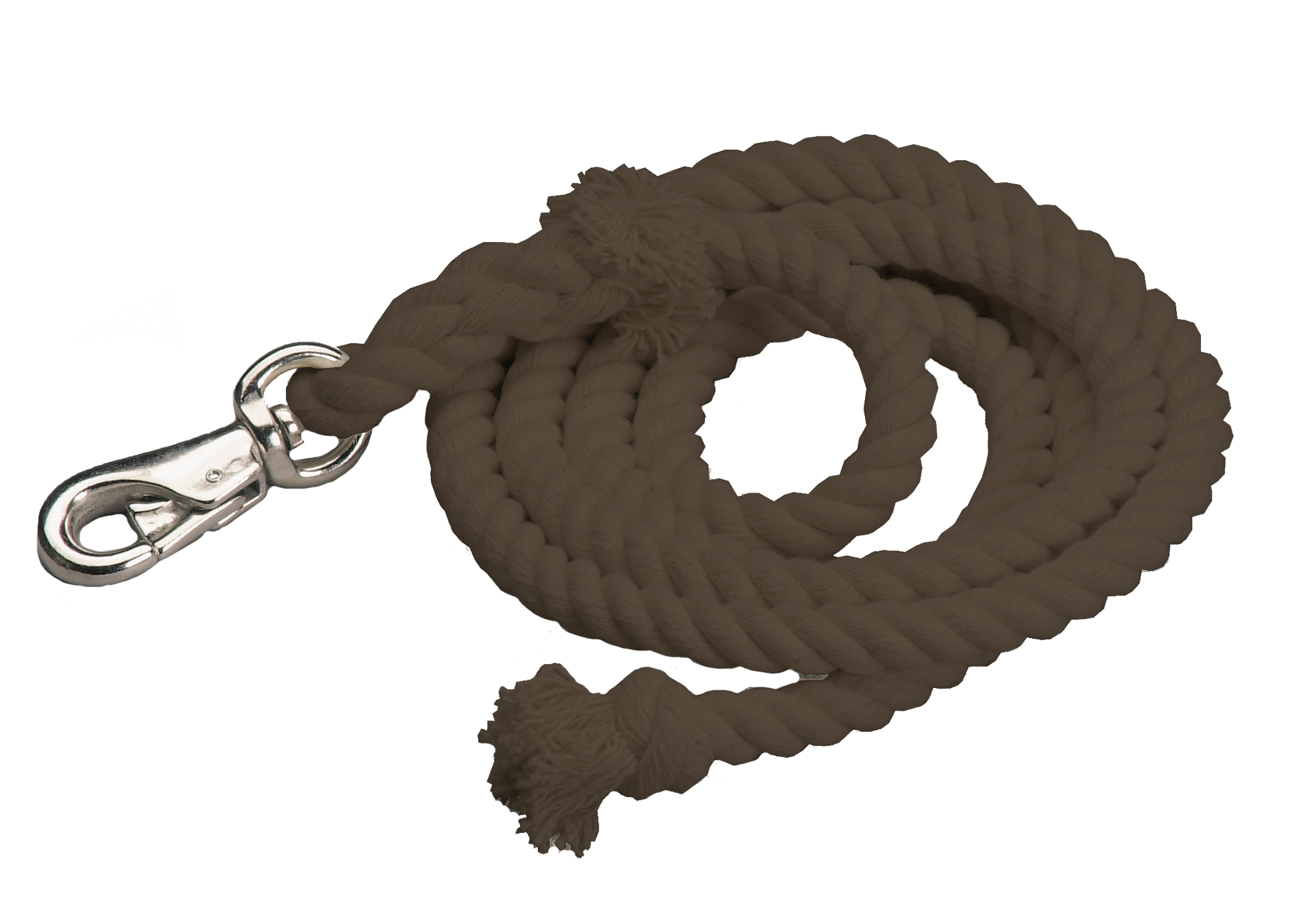Cotton Lead Ropes - 10' with Bullsnap, Various Colors