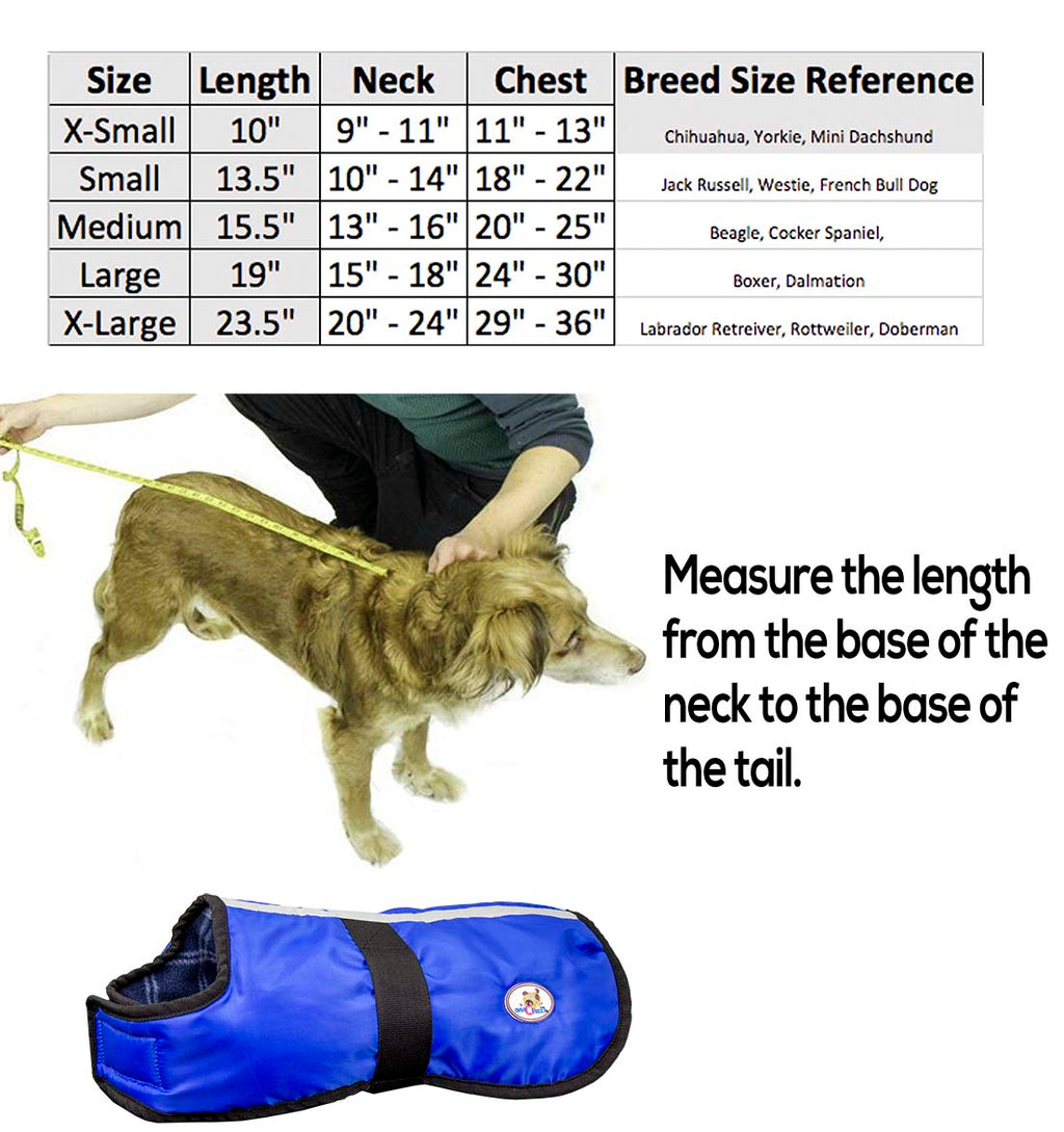 Lightweight Water Repellent Dog Coat Reversible Reflective by cuteNfuzzy