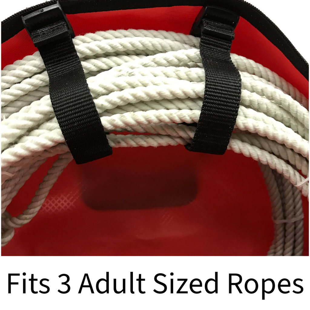 Horse and Calf Roping 3 Ropes Carry Bag Custom Designed with Reflective and Overlay Trim by Tahoe Tack