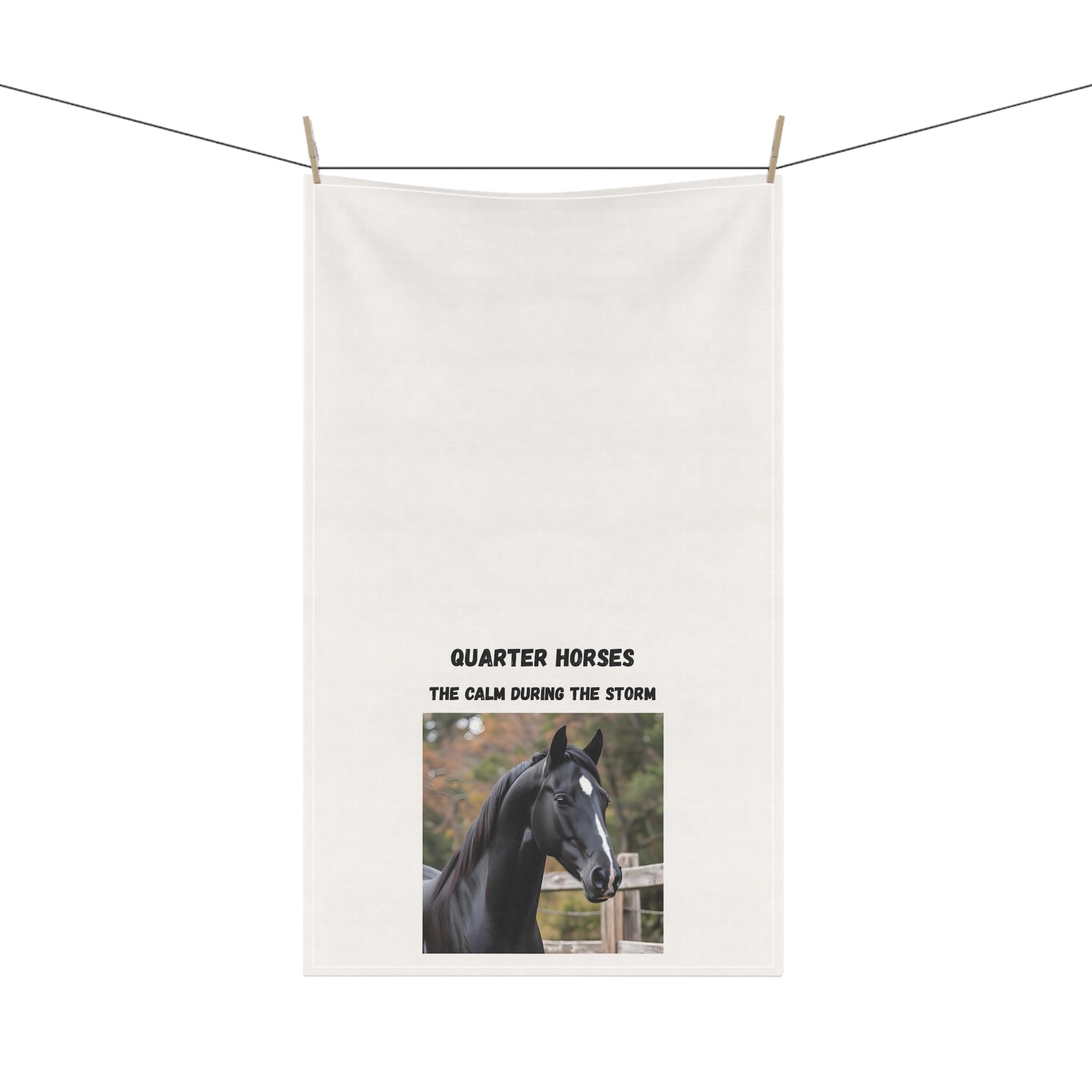 "Quarter Horses the calm during the storm." Equine Decor for Horse Lovers, Kitchen Accessories, Gifts for Equestrians, Farmhouse Style