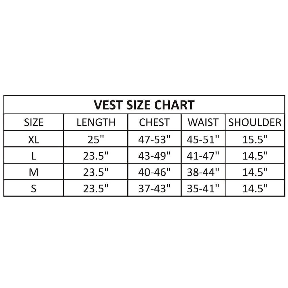 HILASON Equestrian Bull Riding Rodeo Safety Vest Protective Leather