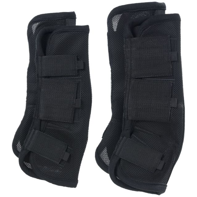 Tough1 Comfort Mesh Fly Boots - Horse - Black - Large