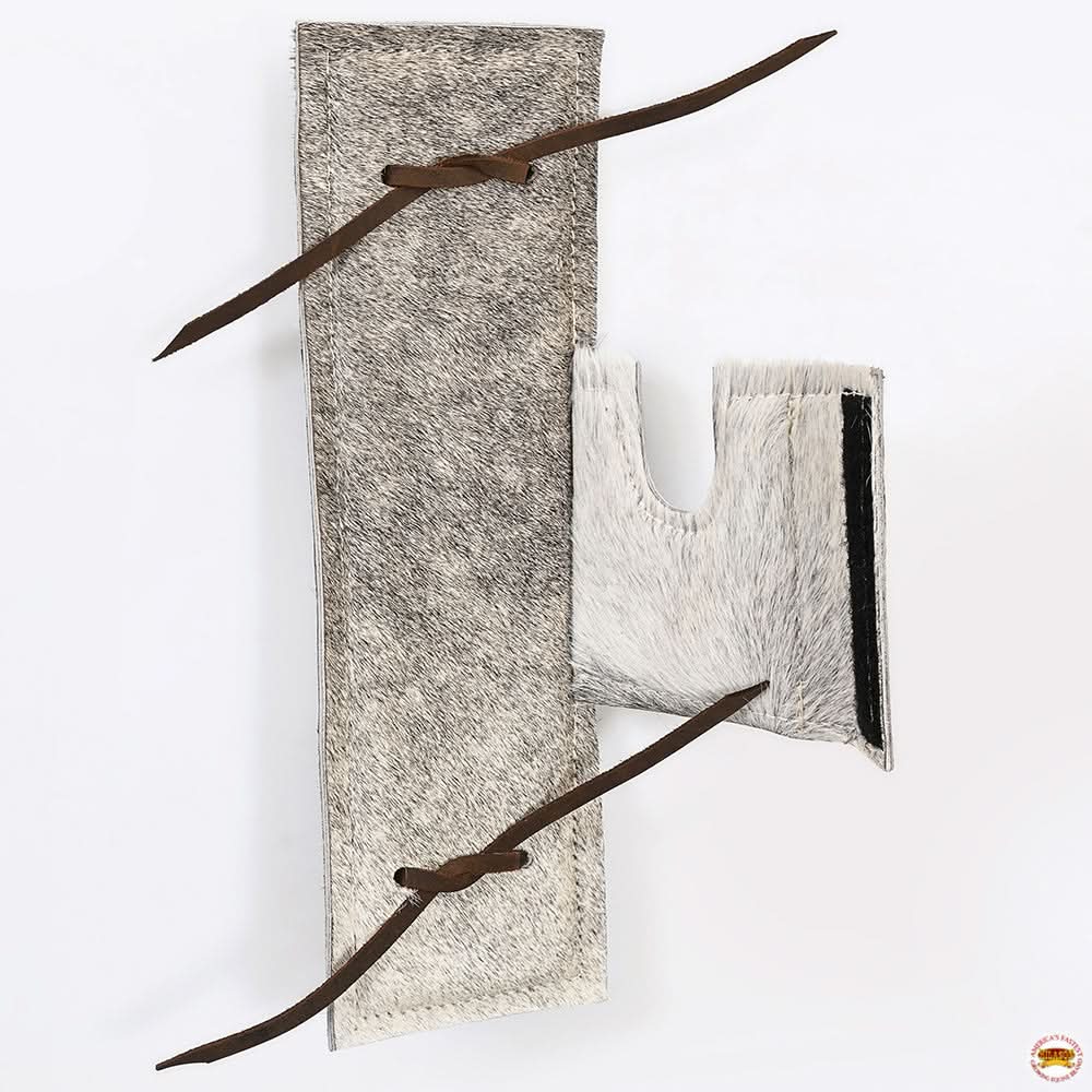 HILASON Western Leather Bull Rope Pads Regular