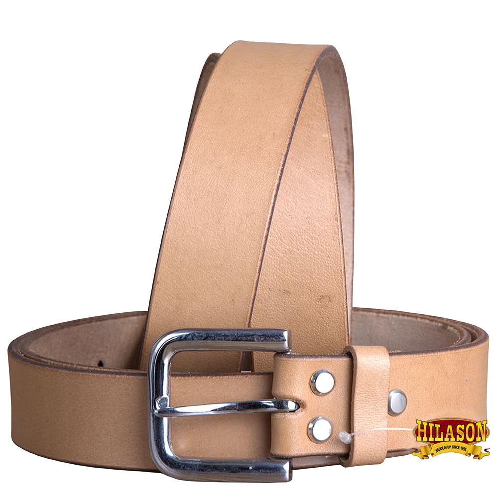 HILASON Western Genuine Leather Belt for Men Women Cowboy Cowgirl Handmade Unisex Full Grain Heavy Duty Tooled Belt for Jeans