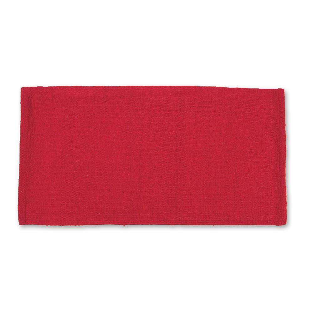1331-28 Trail Boss 36x34 Acrylic Blend Saddle Blanket RED