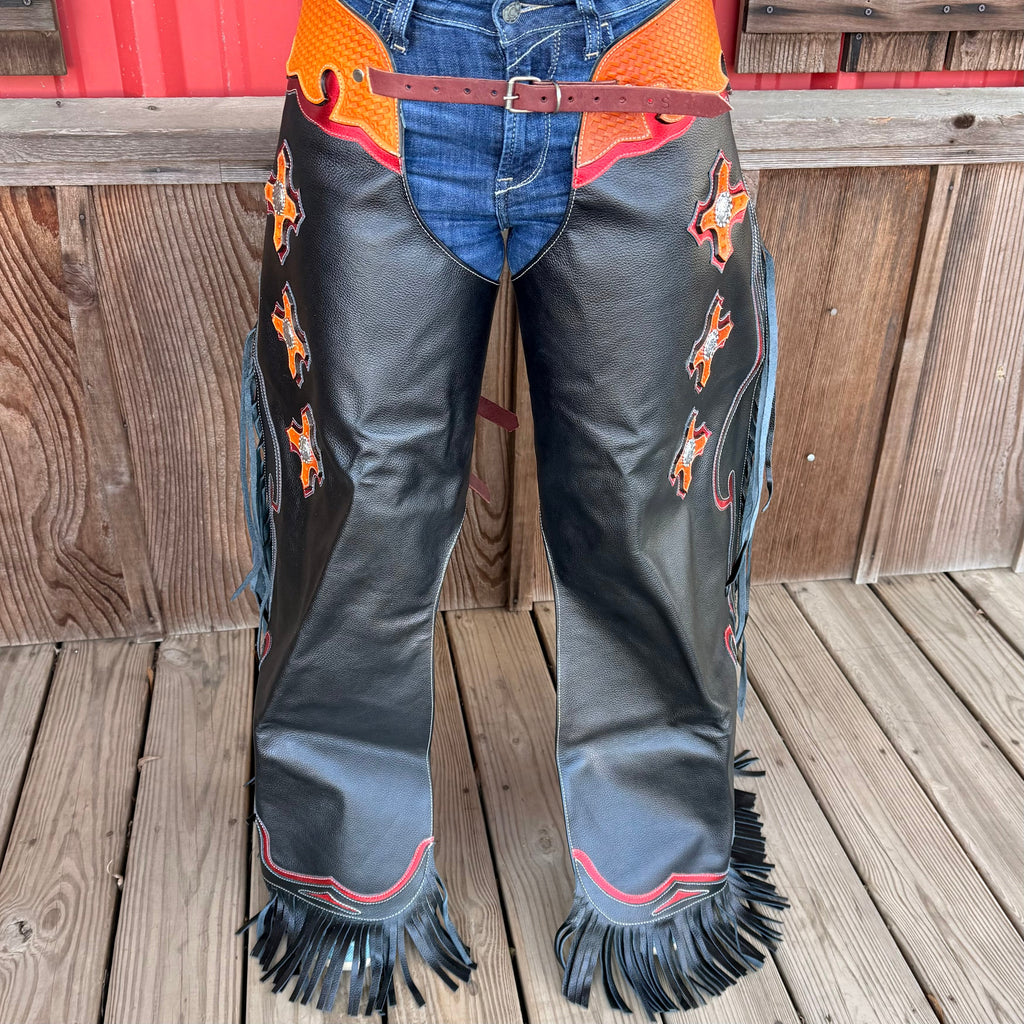 Adult Small Bull Riding Chaps