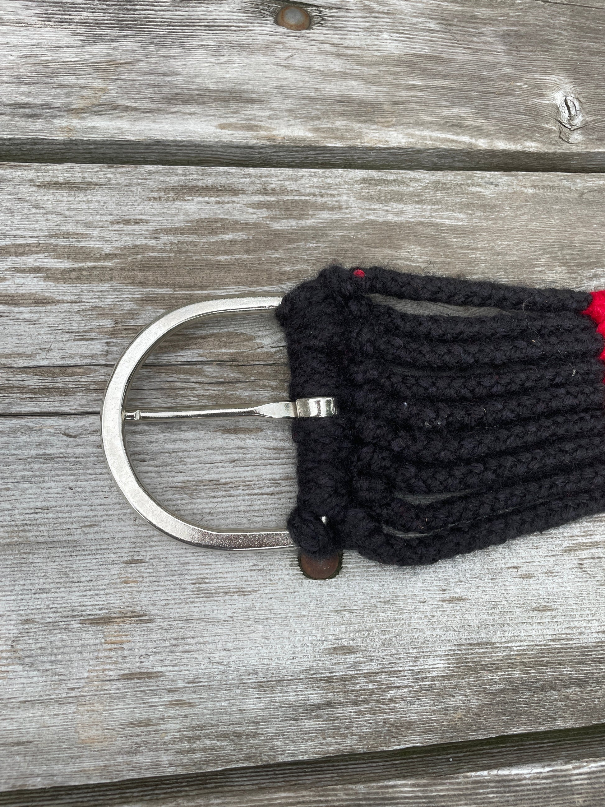 Pony / Mini 9 strand western rope girth with center D rings