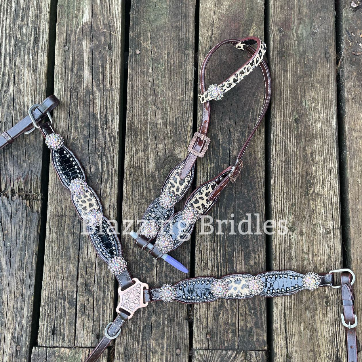 Cheetah tack sets - Blazzing Bridles