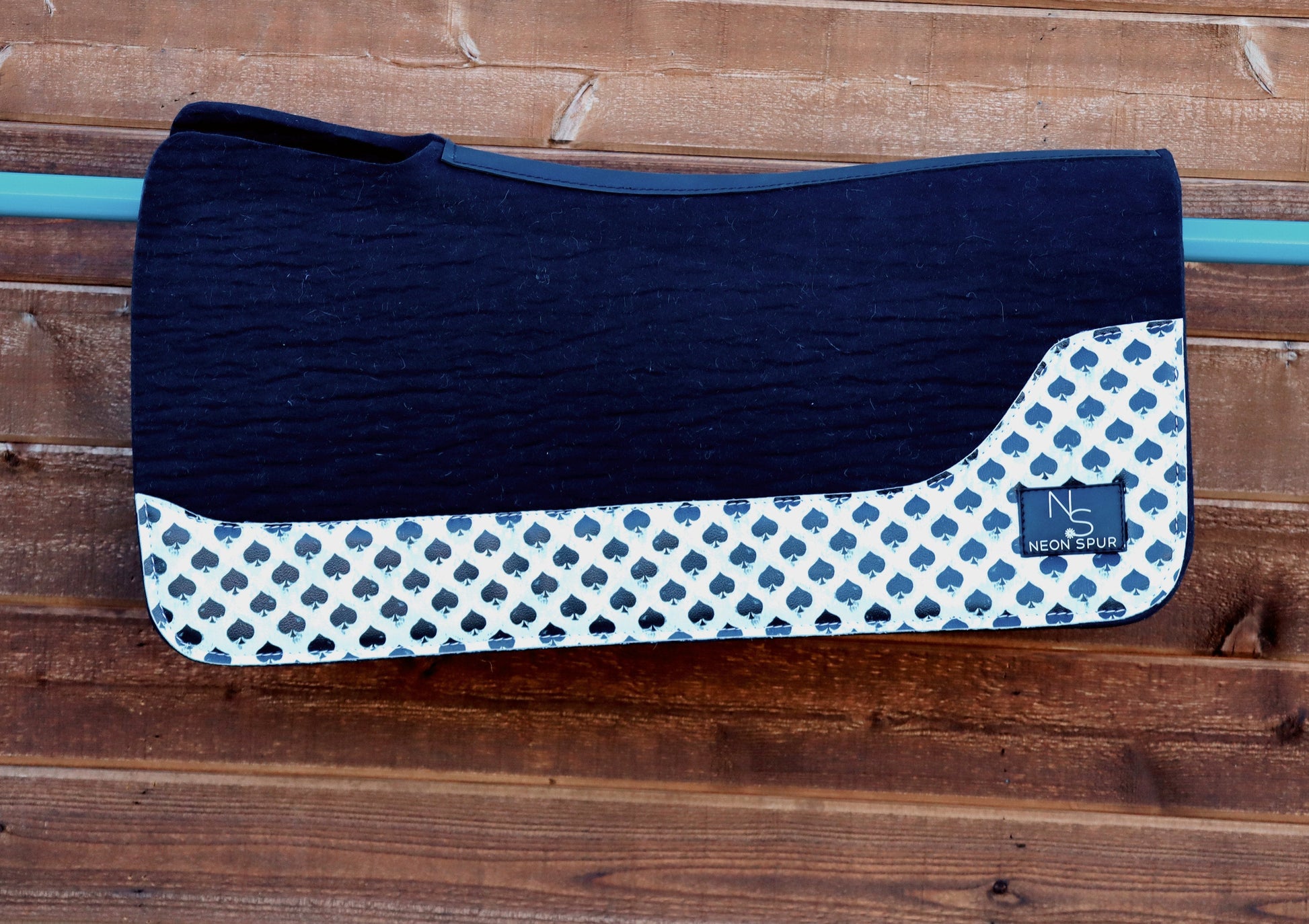 Smokin Spades Premium Wool Saddle Pad *Sample Sale*