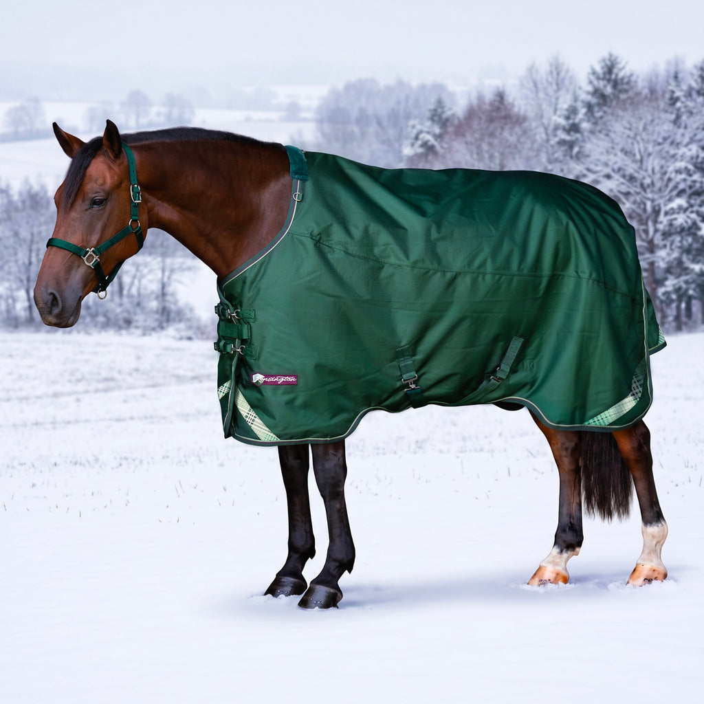 1200D Midweight 180g Euro Cut Horse Winter Turnout Blanket - Waterproof & Breathable