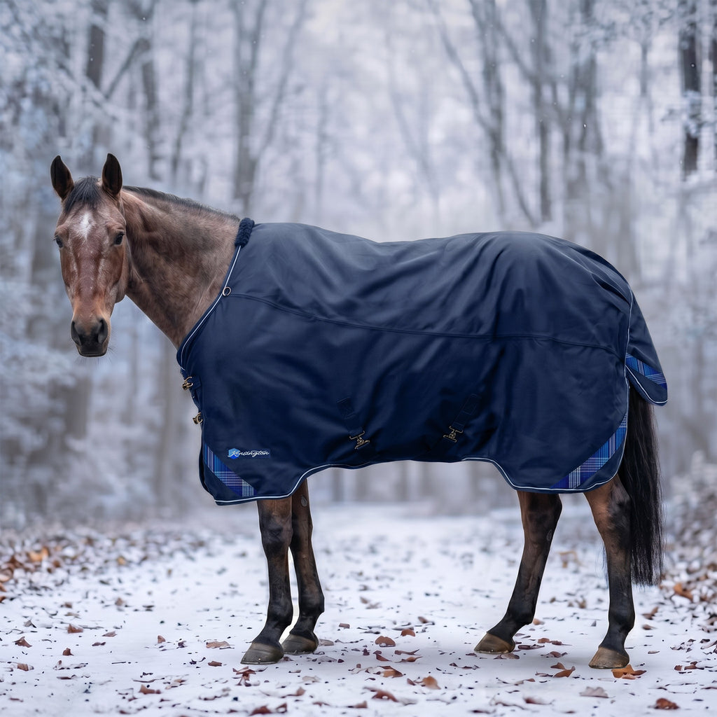1200D Midweight 180g Euro Cut Horse Winter Turnout Blanket - Waterproof & Breathable