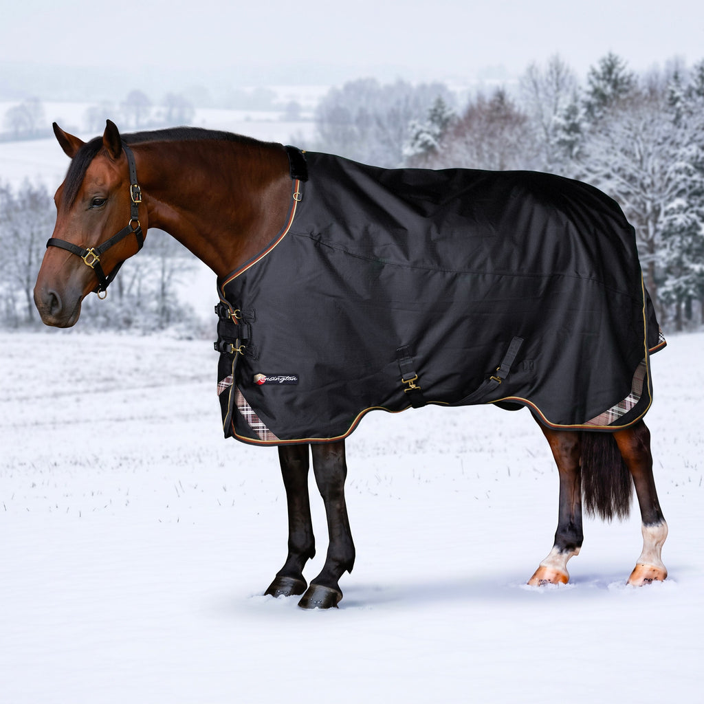 1200D Midweight 180g Euro Cut Horse Winter Turnout Blanket - Waterproof & Breathable