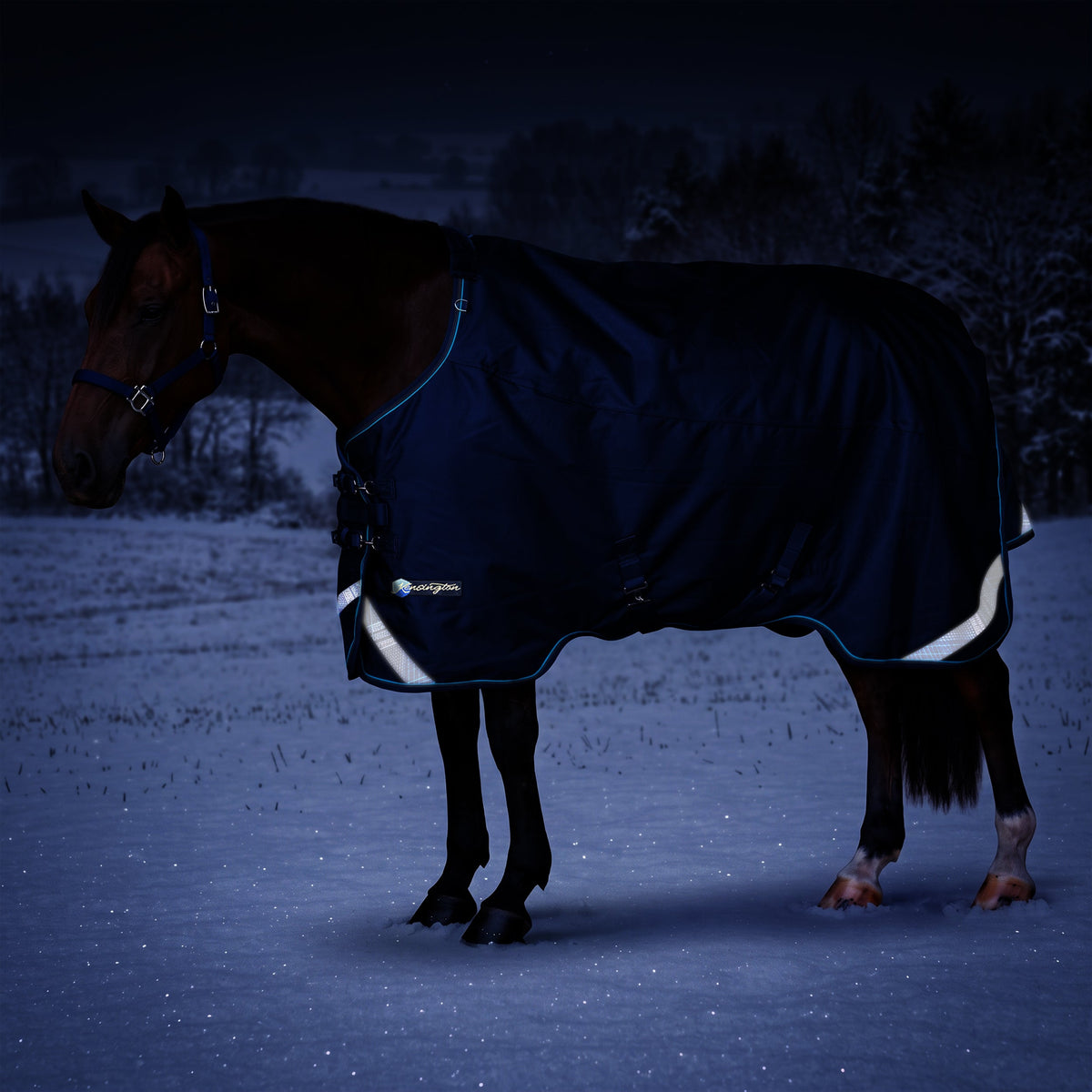 1200D Midweight 180g Euro Cut Horse Winter Turnout Blanket - Waterproof & Breathable