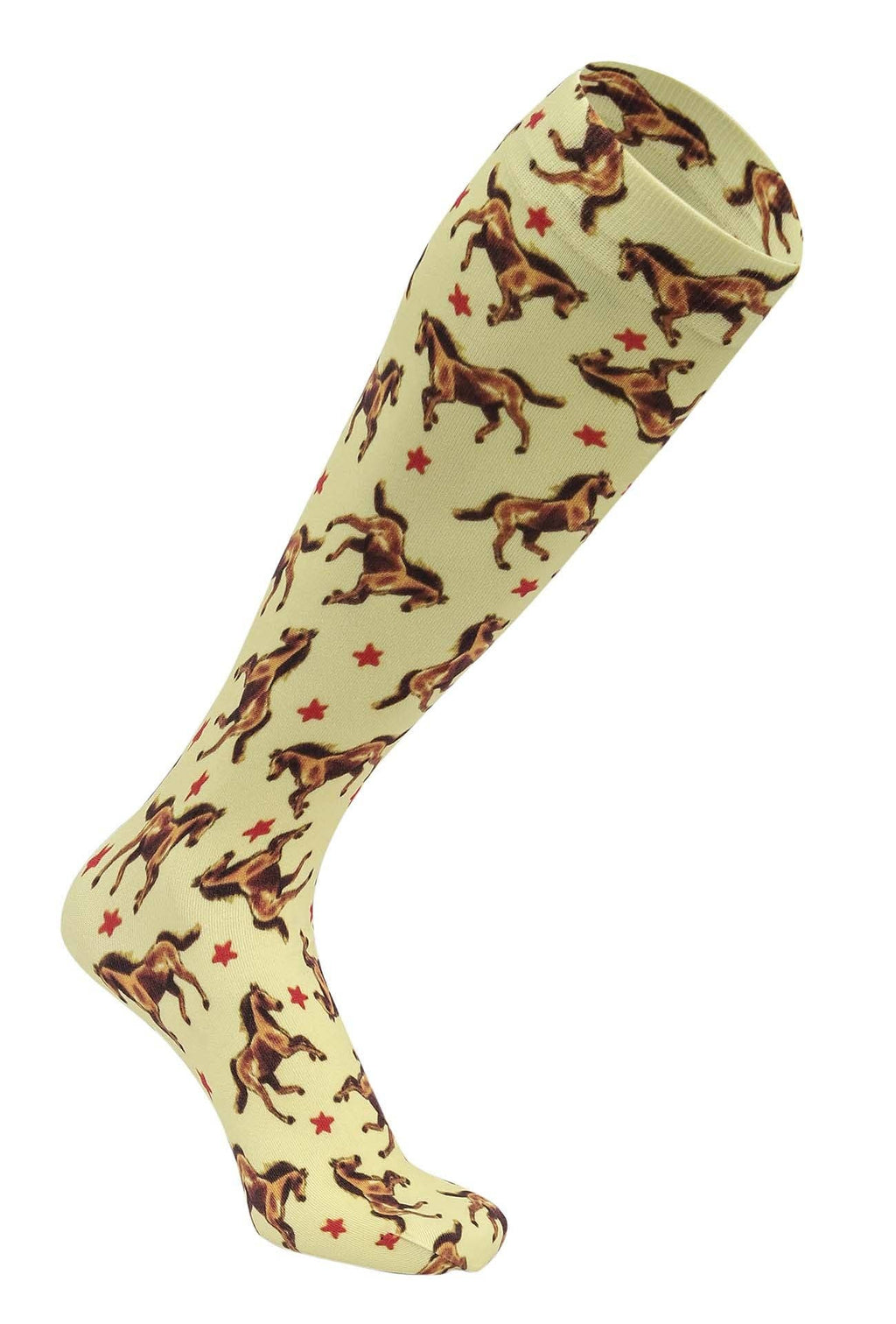AWST Int'l Starlight Horses Socks: Light Green / STD