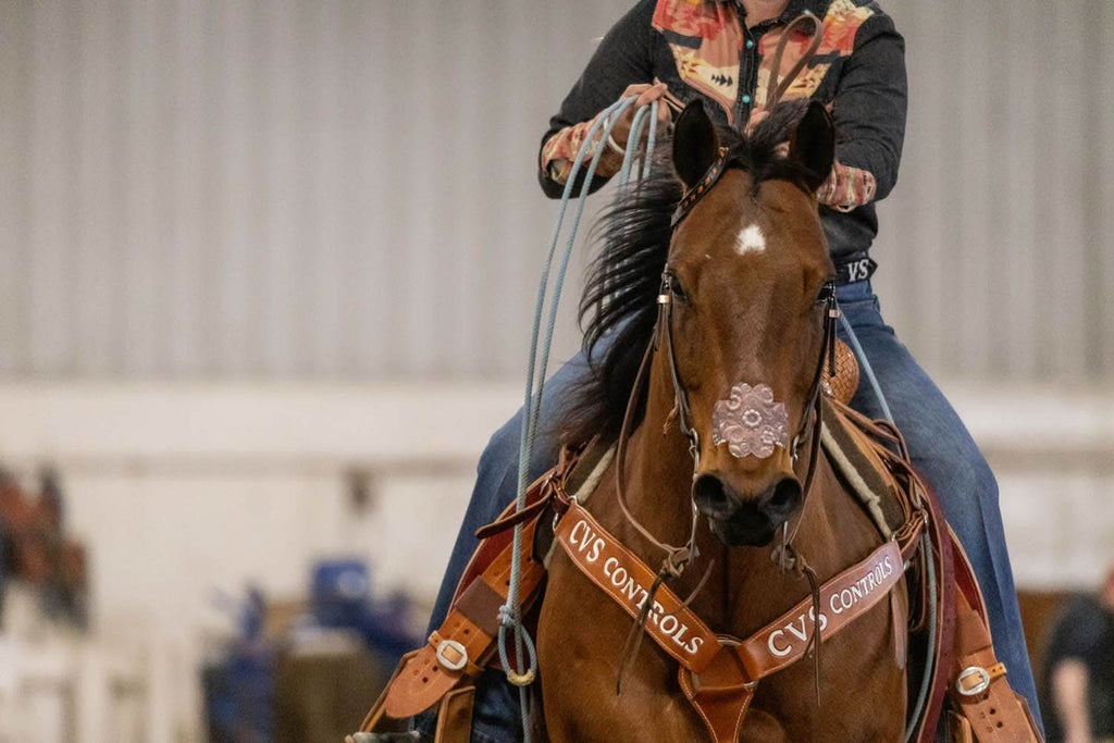 EquiBreathe™ Equine Nasal Patch - Tooled Leather