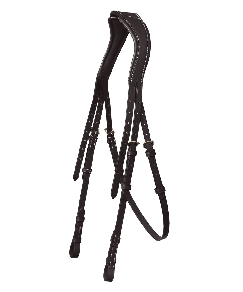 ExionPro 'Phoenix' Convertible Jumping Bridle with Removable Flash & Reins