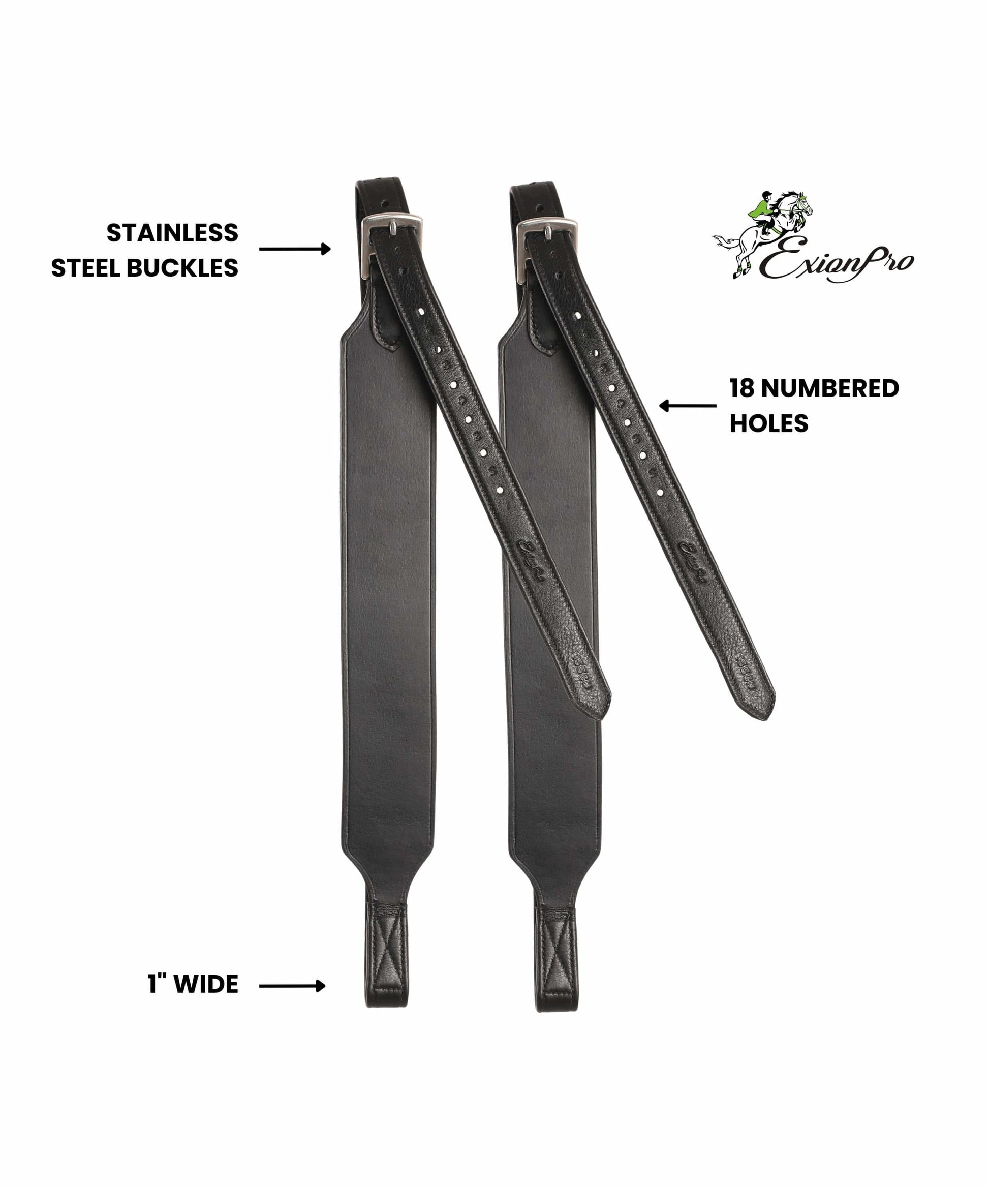 ExionPro Wide Stirrup Leathers