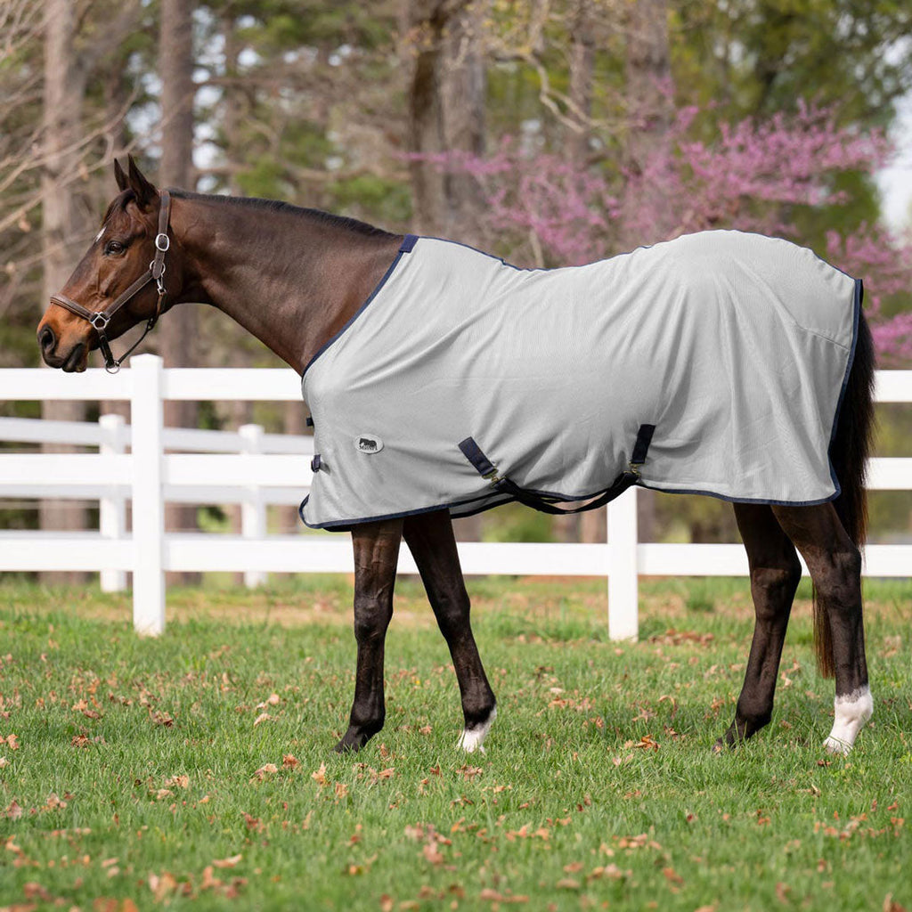 Miller's Fly sheet - Gray with Royal Trim