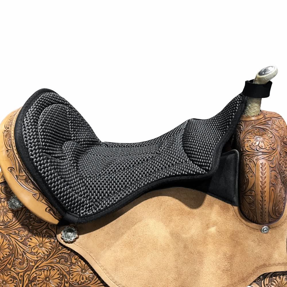 Hilason Anti Slip Cushion Grip Saddle Seat Cover With Cushion Yellow