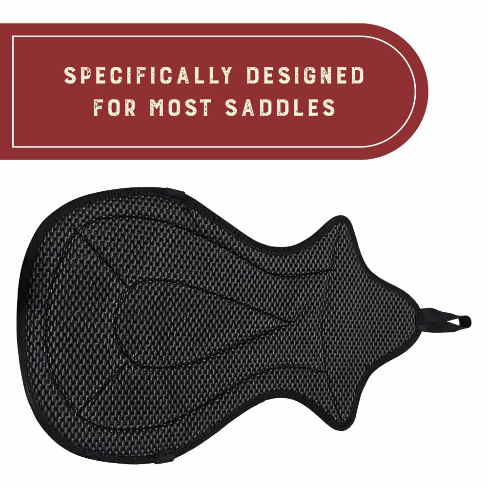 Hilason Anti Slip Cushion Grip Saddle Seat Cover With Cushion Yellow