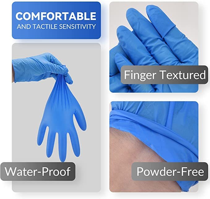 ADVANCE Blue Vinyl Gloves - Powder Free (4 Mil), 1,000 Gloves - BOGO 20% OFF