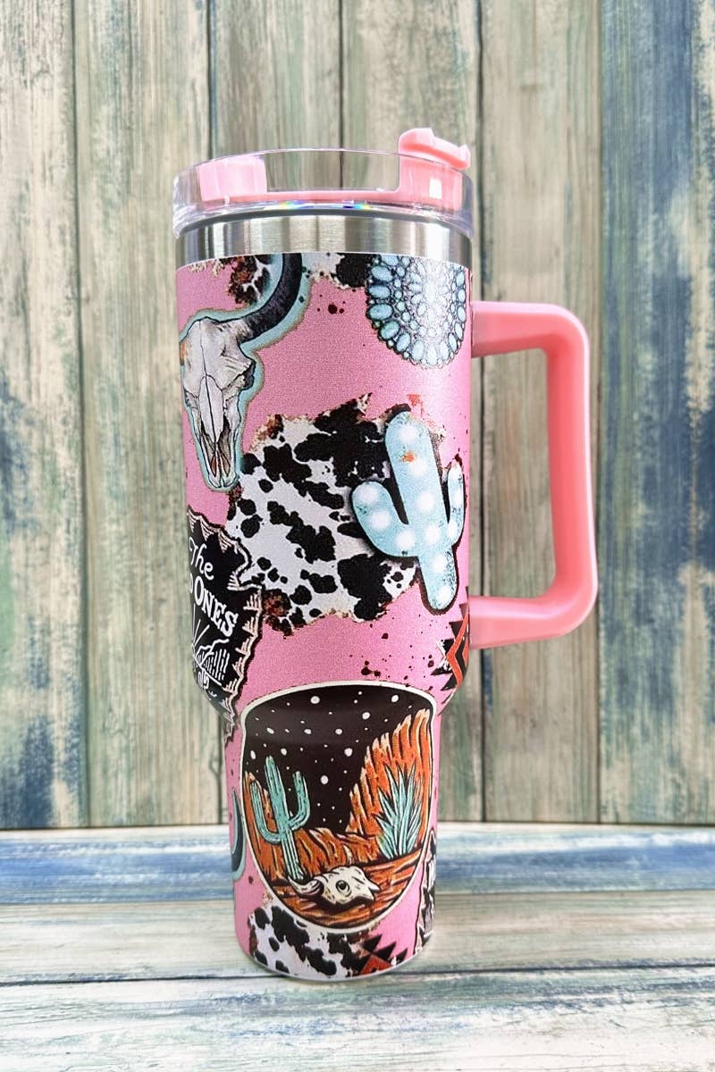 WESTERN STAINLESS STEEL TUMBLERS CUP 40oz  no
