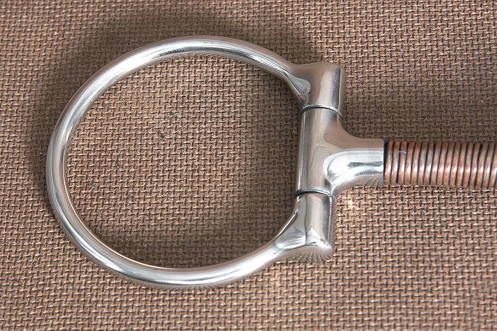 5" Hilason Western Stainless Steel Horse Copper Mouth Bit W/ 2.5" Ring