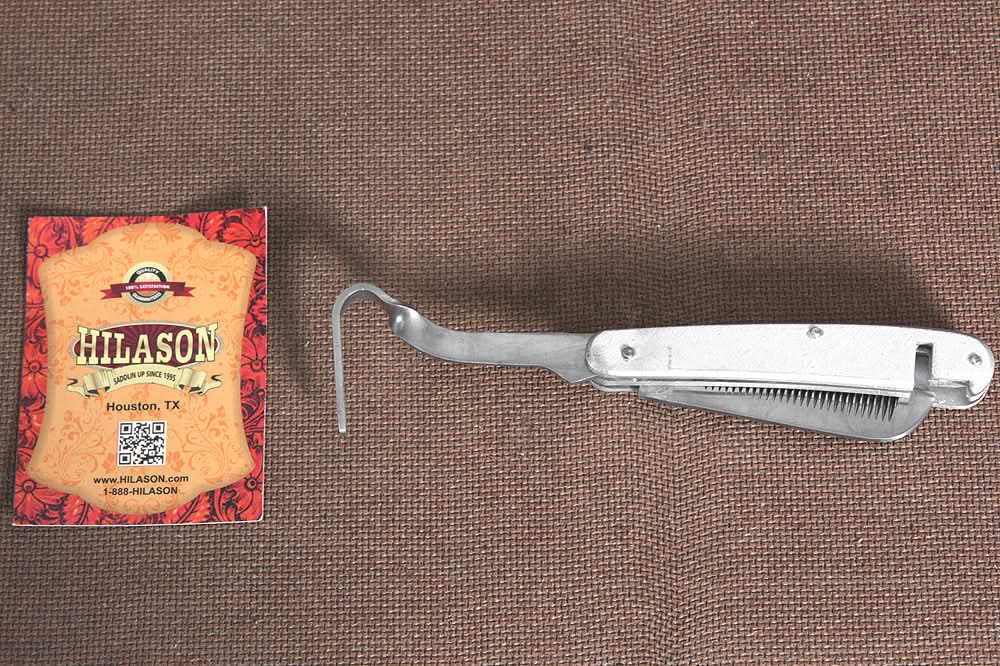 Hilason Western Horse Care Thinning Knife W/ Hoof Pick