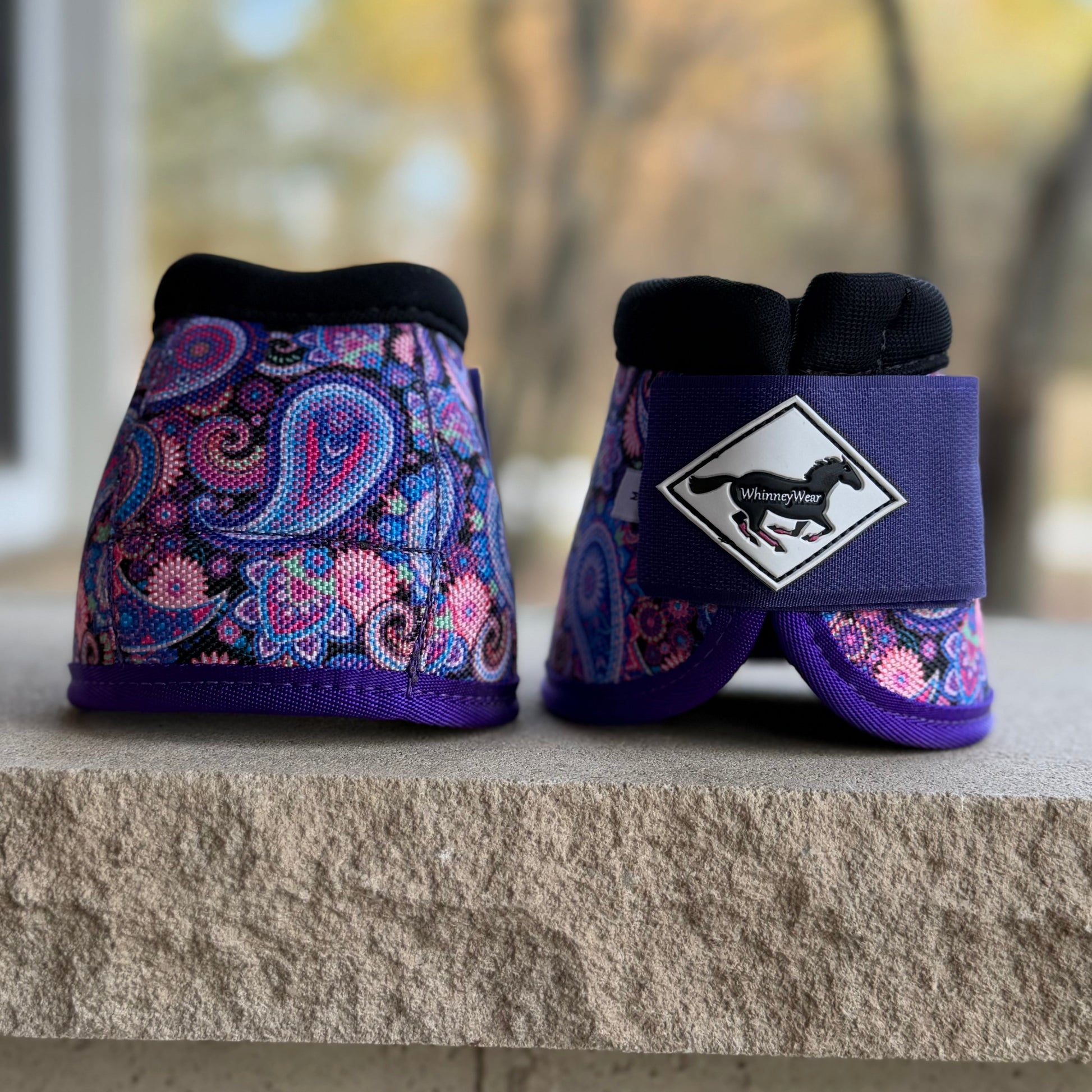 Medium: Bohemian Paisley Ballistic Bell Boots
