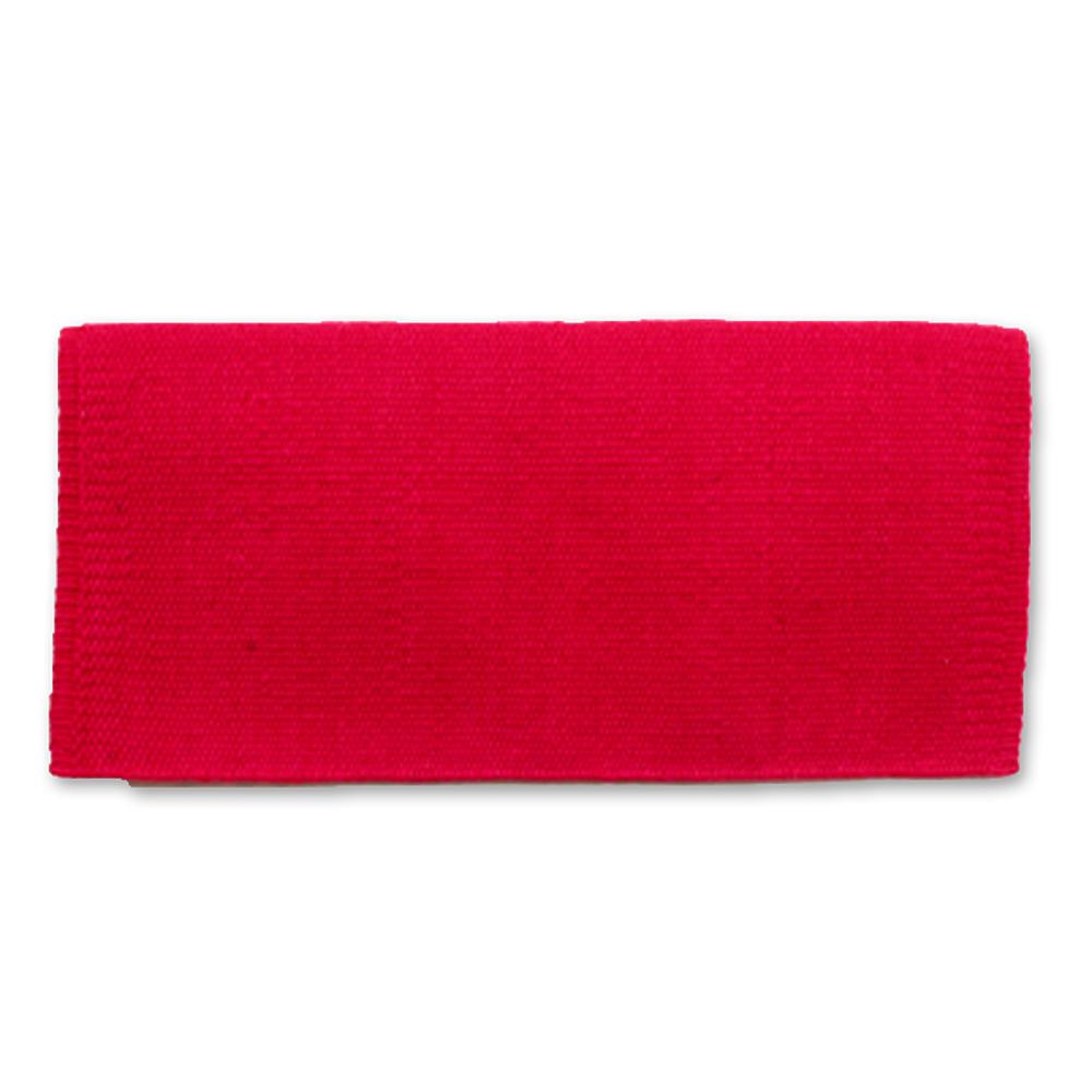 1314-72 San Juan Solid Fuchsia 36x34 New Zealand Wool Saddle Blanket FUCHSIA