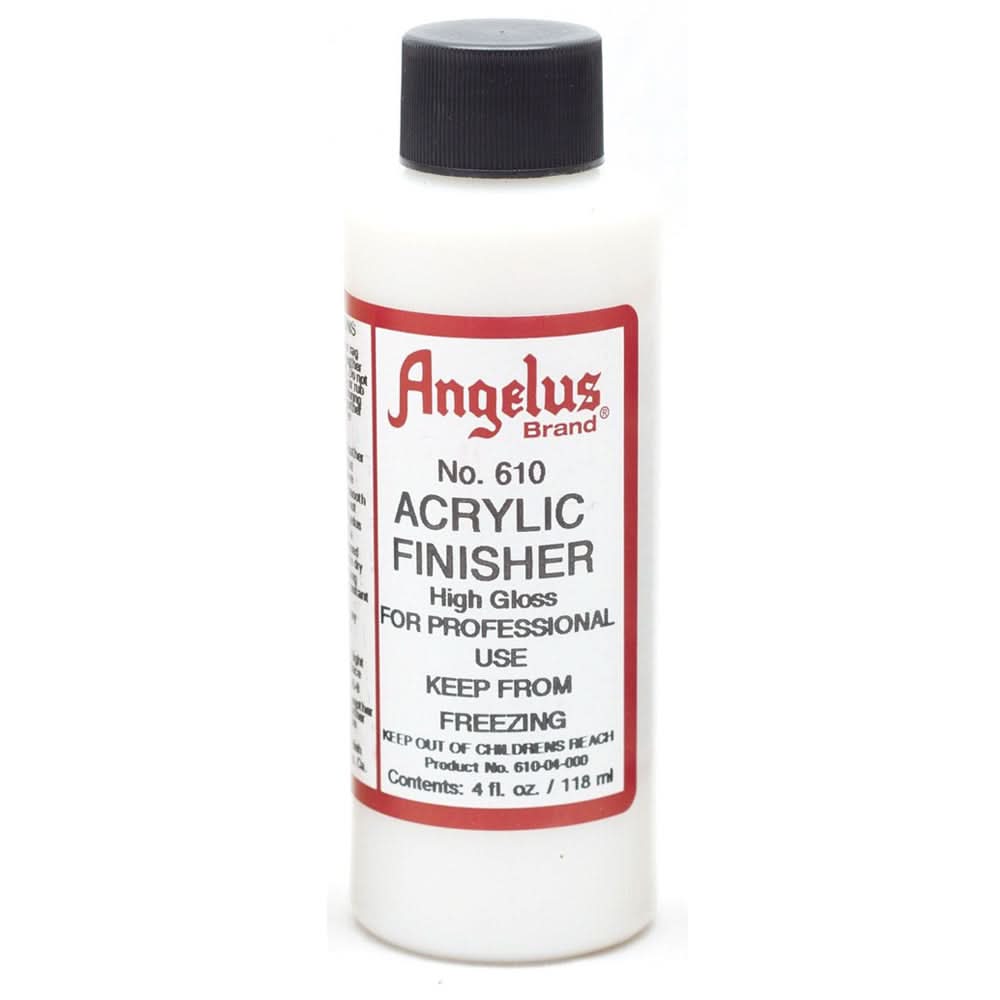 Angelus Leather Articles Shiny Glossy Acrylic Finisher 5 Types 4Oz